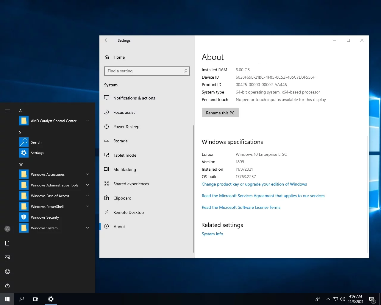 Screenshot #11 - Windows 10 Enterprise LTSC 2019 Release by StartSoft 06-07-08 2021 x64