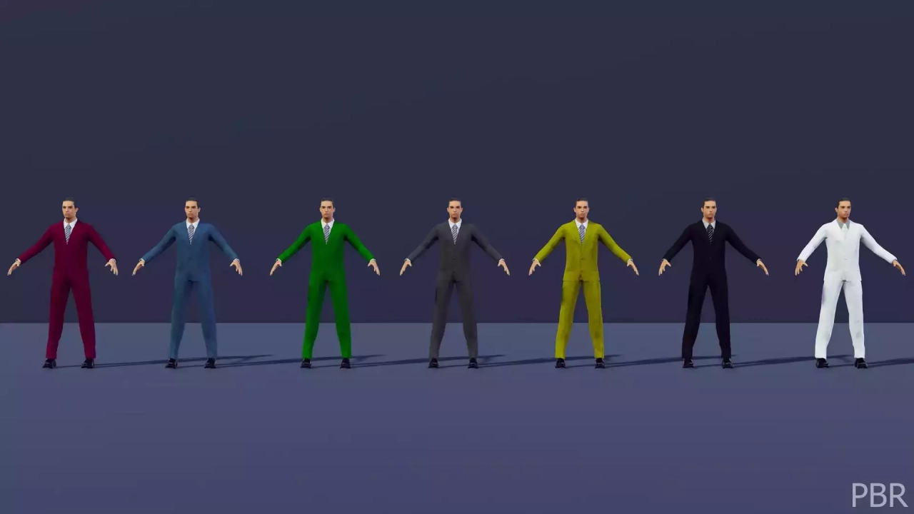 Screenshot #1 - Male Character With Suite