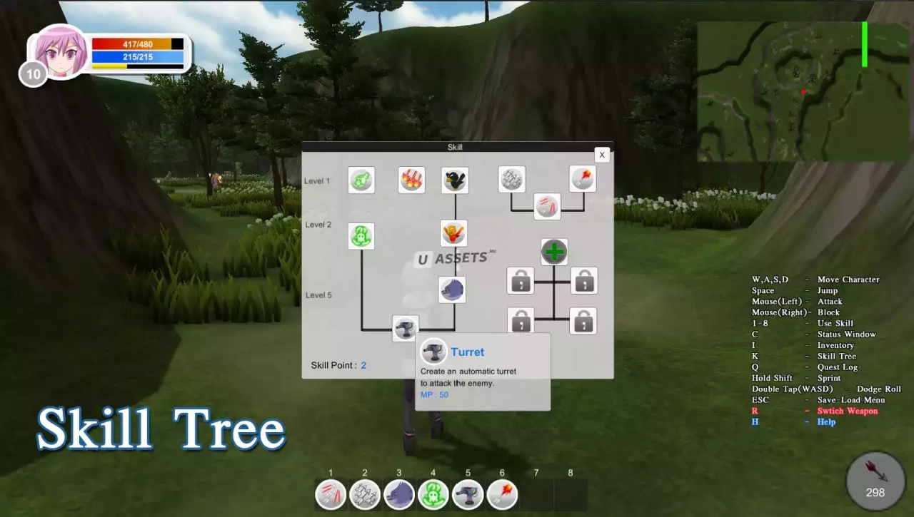 Screenshot #2 - Action-RPG Starter Kit