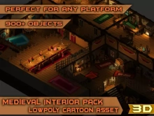 Medieval Interior Pack - Lowpoly Cartoon Asset