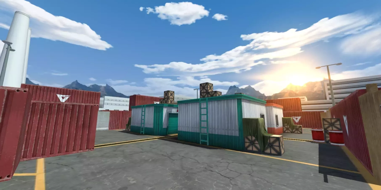 Screenshot #1 - Mobile FPS Game Environment & Assets, ice world map
