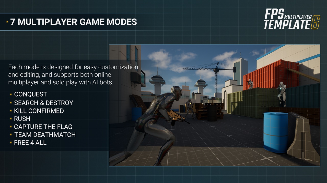 Screenshot #3 - FPS Multiplayer Template UE5.6+  v6.0.3
