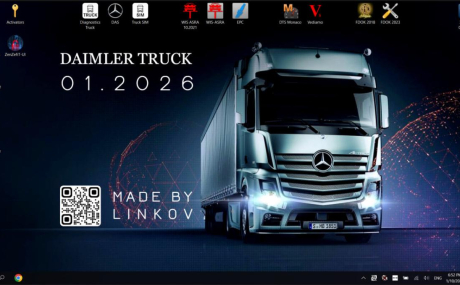 Daimler Truck 01.2026 C4 VCI (Xentry Trucks) (Acronis)