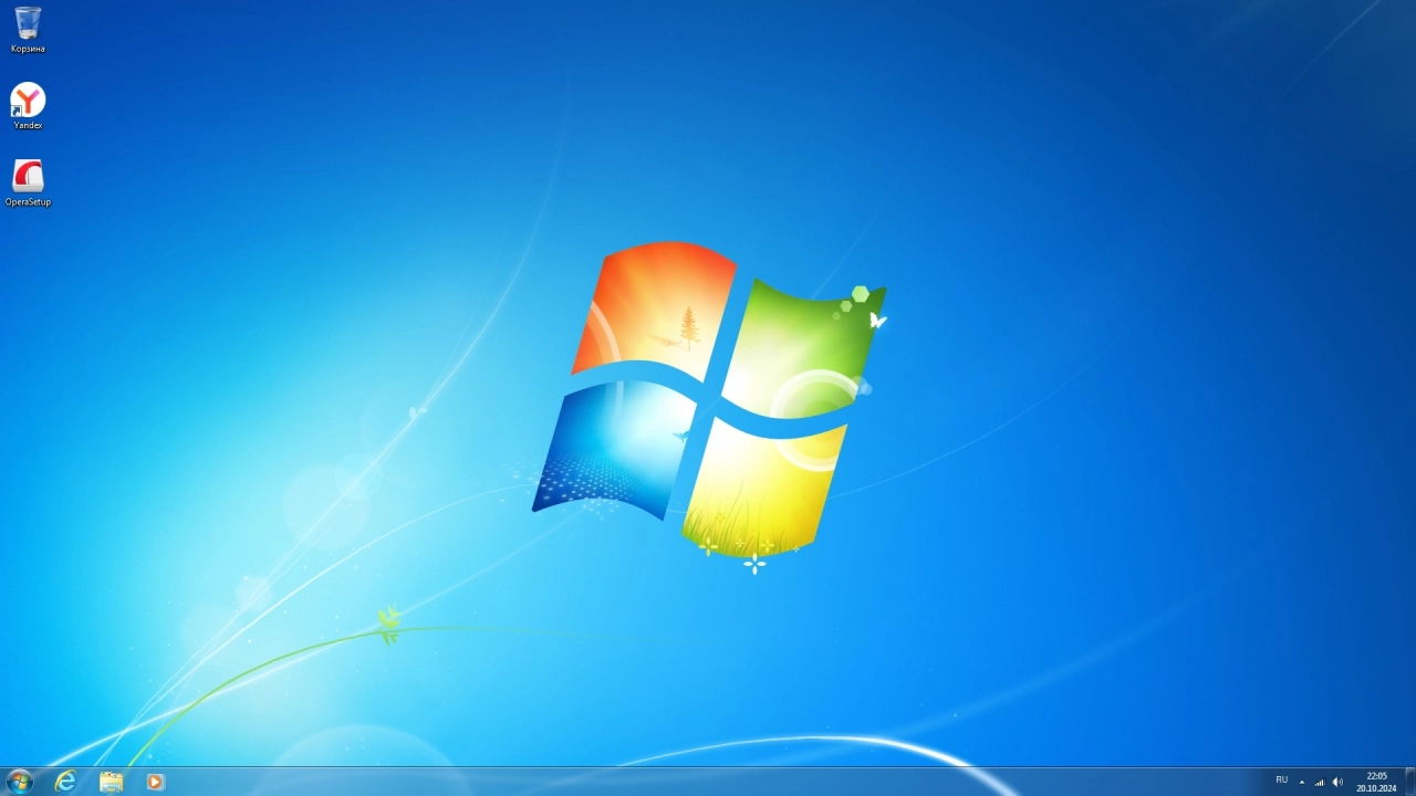 Screenshot #1 - Windows 7 Pro x64 SP1 x64 Октябрь 2024