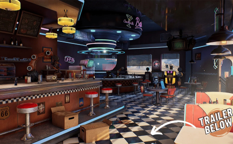 Restaurant - American Restaurant - Cafe - Diner Environment