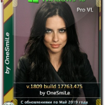 Screenshot #1 - Windows 10 Pro VL 1809 17763.475 x64 Rus by OneSmiLe (04.05.2019)