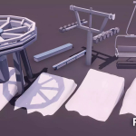 Screenshot #4 - POLYGON Snow Kit - Low Poly 3D Art by Synty