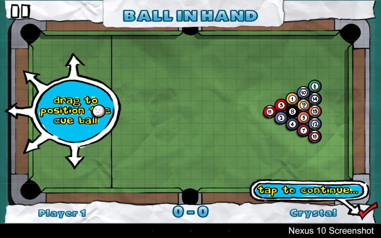 Screenshot #2 - DOODLE POOL HD 2.4