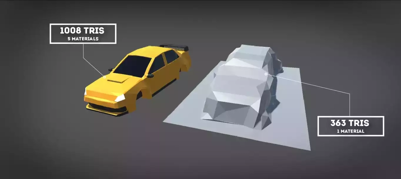 Screenshot #3 - LCar - (Low poly car pack + Bonus)