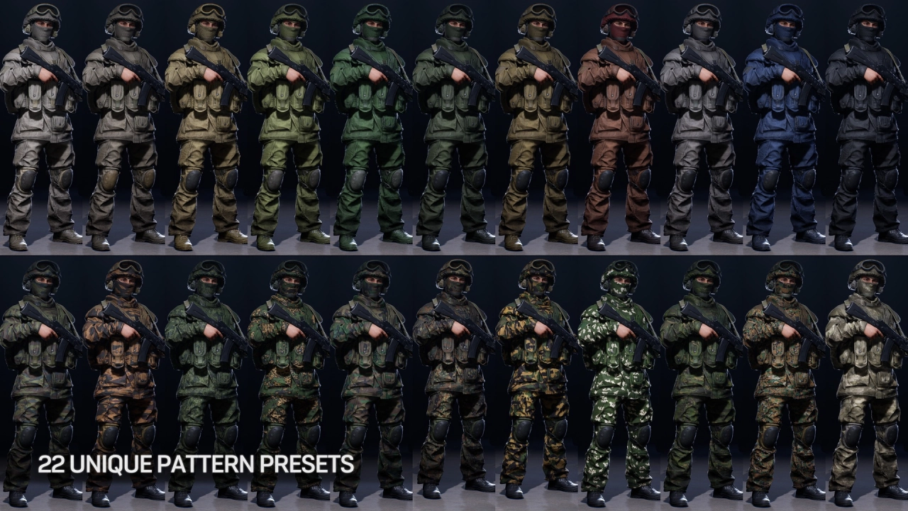Screenshot #18 - Modular Soldier Pack Vol. 3 – Unreal Engine (5.7)