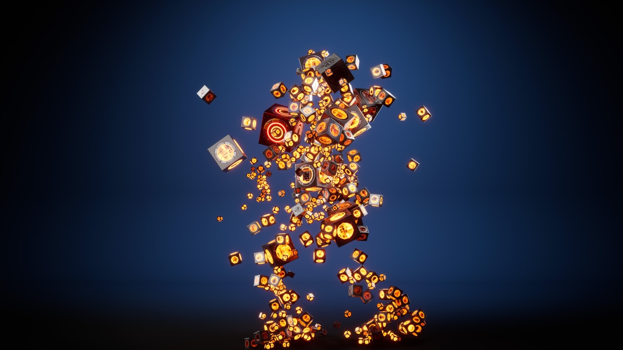 Screenshot #7 - Cyber Cubes: Mimic (4.27 and 5.0 – 5.7) for Unreal Engine