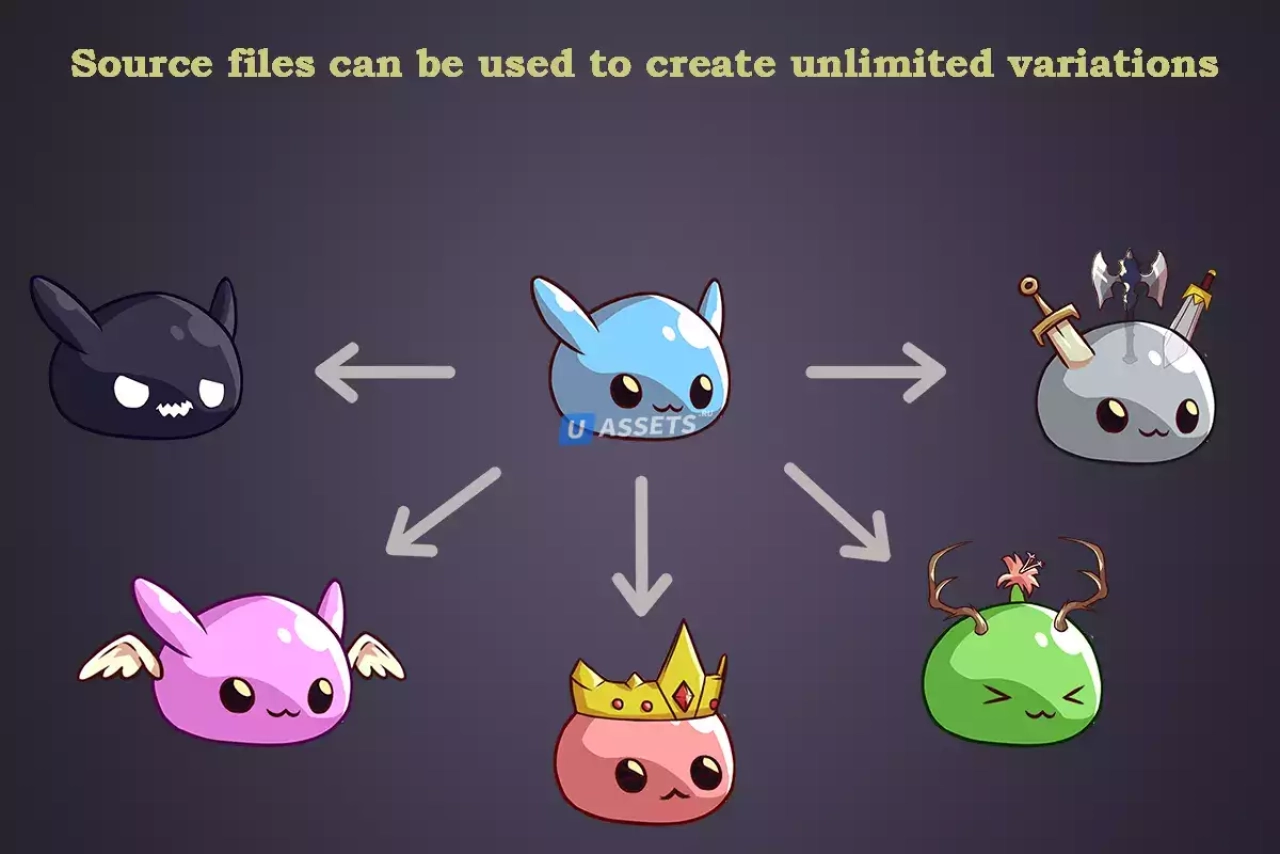 Screenshot #2 - Animated 2D Monsters (Fantazia)