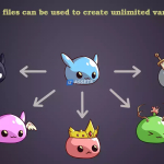 Screenshot #2 - Animated 2D Monsters (Fantazia)