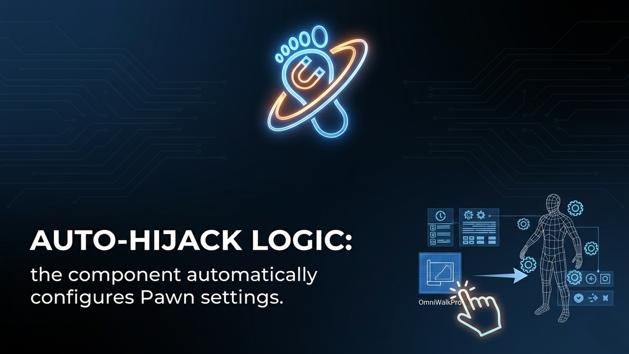 Screenshot #2 - OmniWalk: Planetary AntiGravity & Magnetic Boots Traversal System (UE5.7)