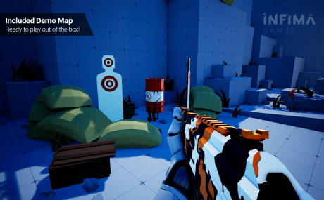 UE5 Low Poly Shooter Pack v6.0 in Blueprints