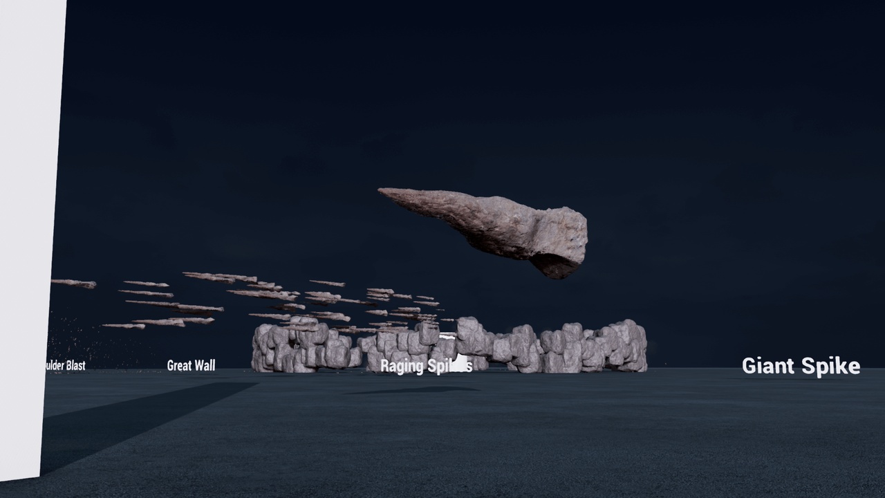 Screenshot #7 - Earth Magic Spells Niagara FX UE4.27+