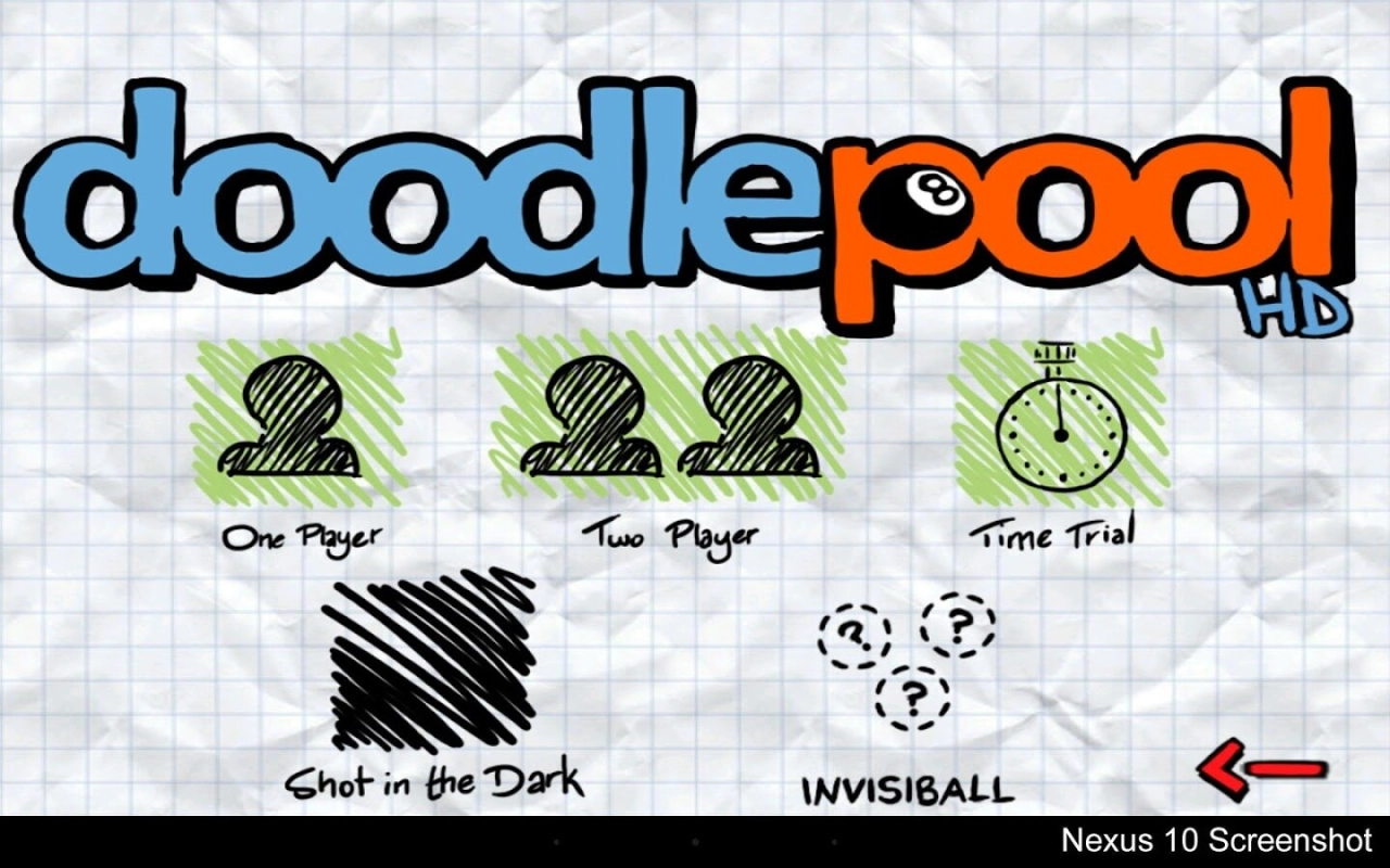 Screenshot #5 - DOODLE POOL HD 2.4