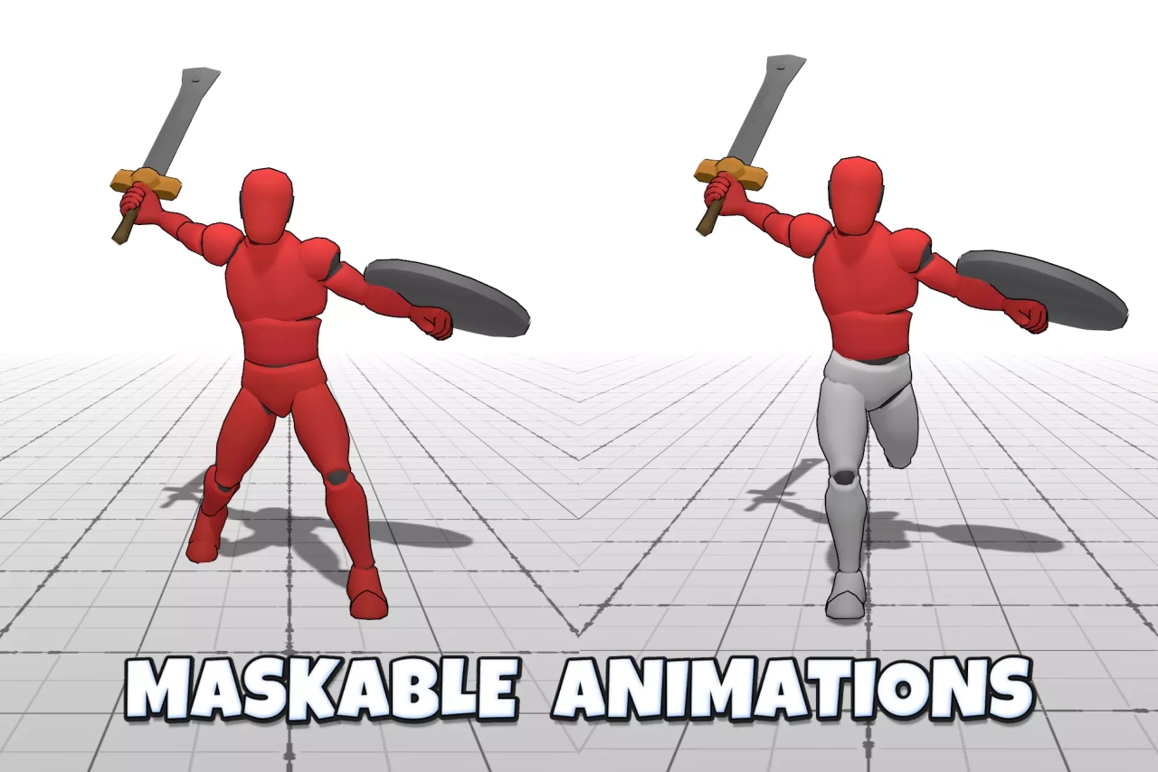 Screenshot #4 - Human Mega Animations Pack для Unity
