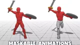 Screenshot #4 - Human Mega Animations Pack для Unity