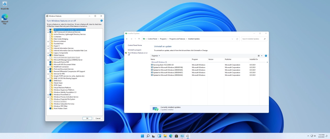 Screenshot #8 - Windows 11 DEV, Version 21H2 with Update AIO (x64) by adguard