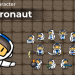 2D персонаж - астронавт