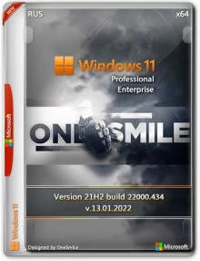 Windows 11 21H2 x64 Rus by OneSmiLe [22000.434]
