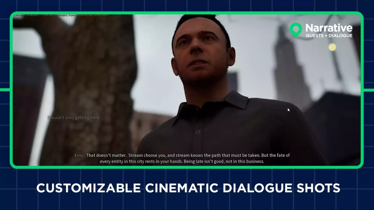 Screenshot #3 - Narrative 3 - Node Based Quests and Dialogue