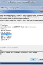 Screenshot #2 - Прокси сервер WinGate v9.0.8 для Windows