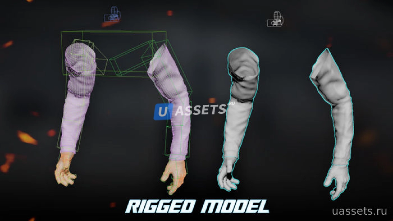 Screenshot #4 - Military FPS Hands: Full gloves