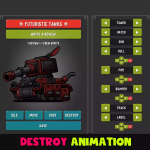 Screenshot #1 - Futuristic Tanks Builder & Animation