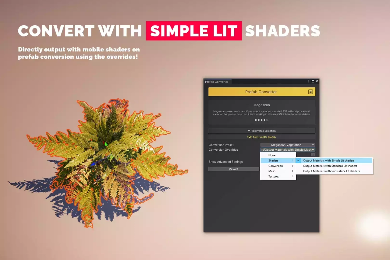 Screenshot #2 - The Vegetation Engine | Mobile Shaders Module