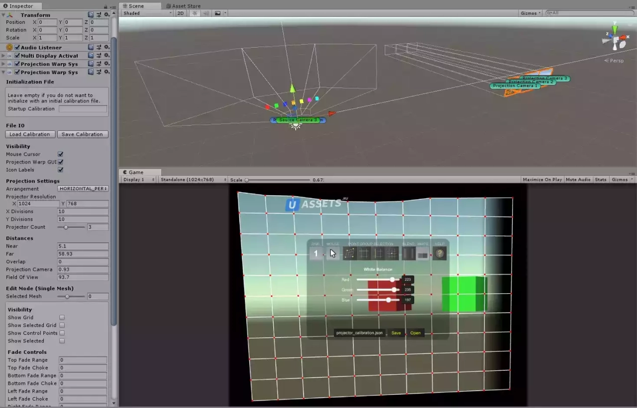 Screenshot #2 - Multi Projector Warp System