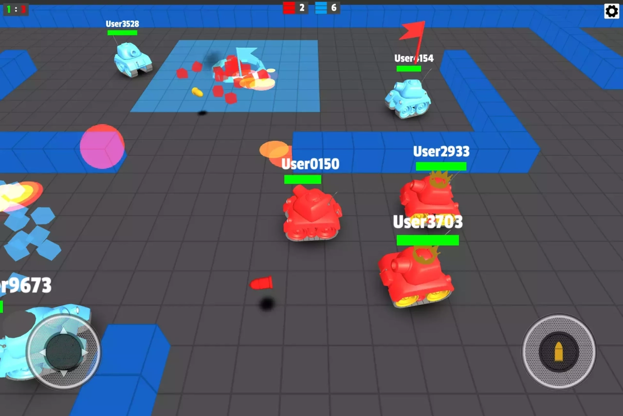 Screenshot #4 - Tanks Multiplayer (Netcode, Photon)