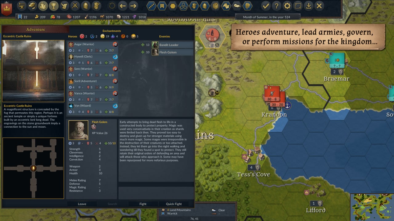Screenshot #9 - Kingdom, Dungeon, and Hero
