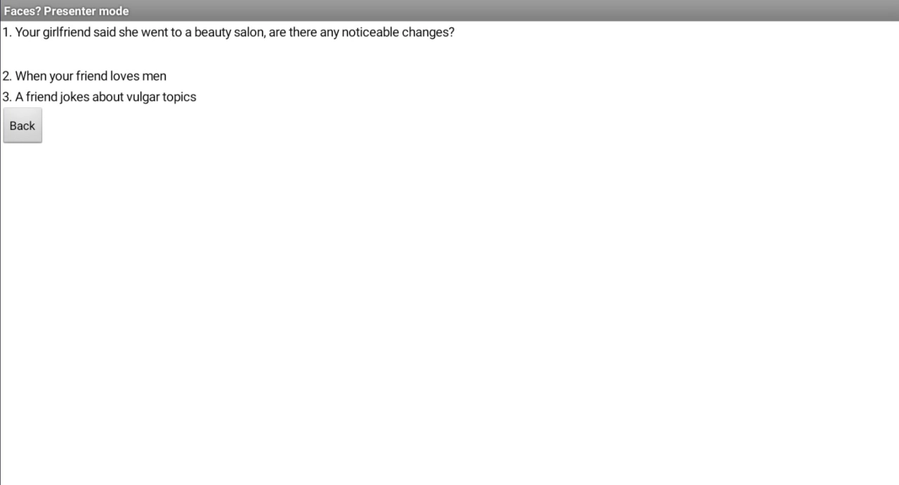 Screenshot #2 - FACES?