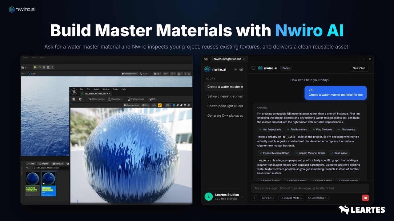 Screenshot #6 - NWIRO - AI Integration Kit ( Unreal Copilot & MCP & IK & Ultimate AI Bridge MCP) (Premium)