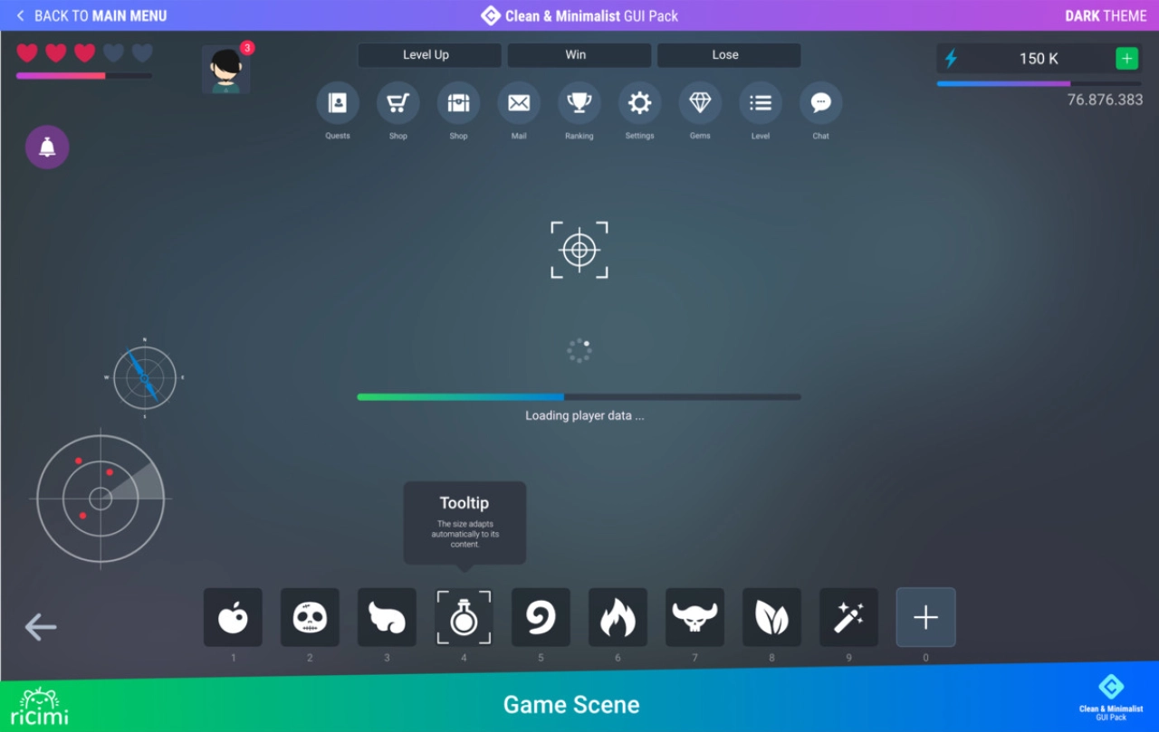 Screenshot #6 - Clean & Minimalist GUI Pack v1.0
