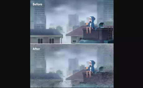 Fast Frost Rain Steam ( Mobile , URP , VR , AR , LWRP )