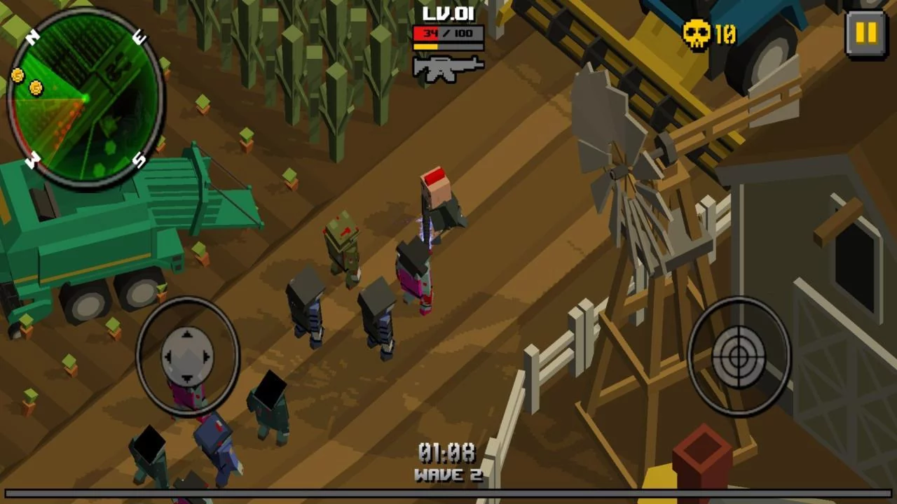 Screenshot #1 - PIXEL ZOMBIE FRONTIER 1.3.4