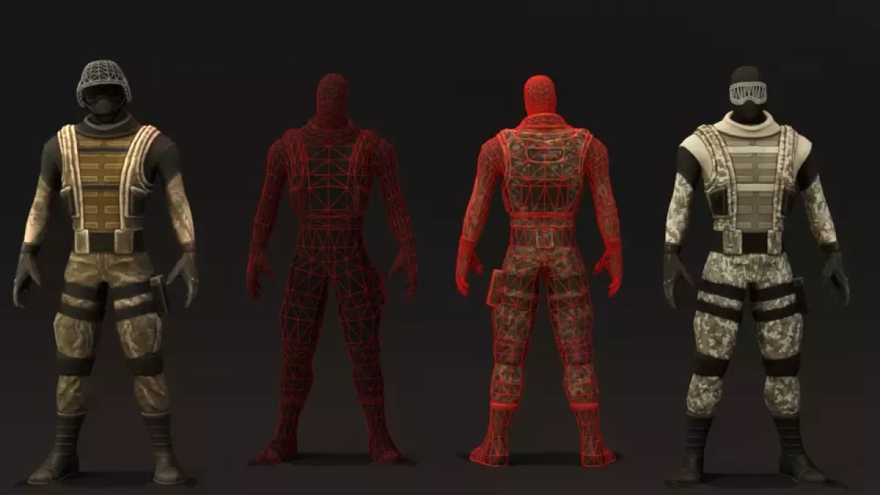 Screenshot #1 - Combat Character Pack: Soldier
