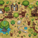 Screenshot #4 - Desert Tileset Top Down Pixel Art