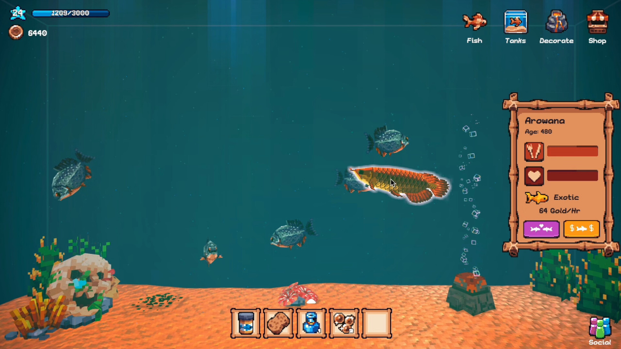 Screenshot #9 - Tiny Aquarium: Social Fishkeeping