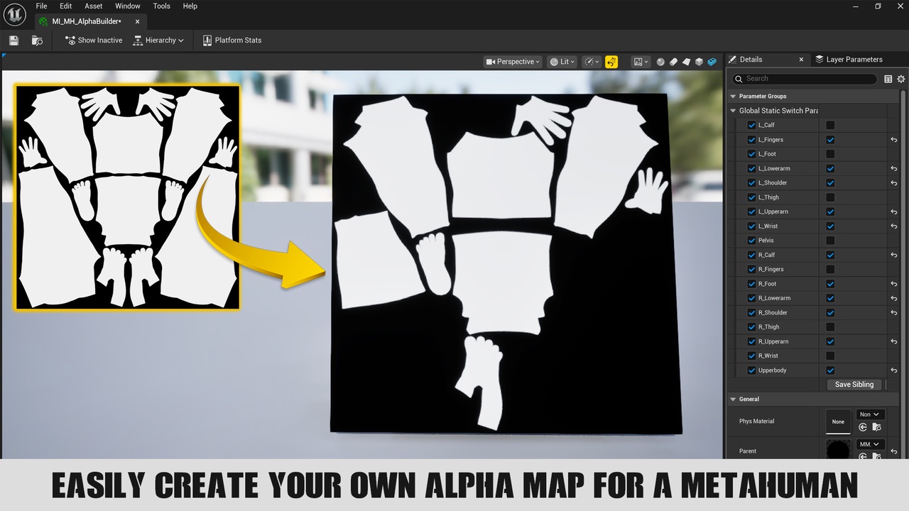 Screenshot #6 - Metahuman Alpha Mask Creator (5.6 – 5.7)
