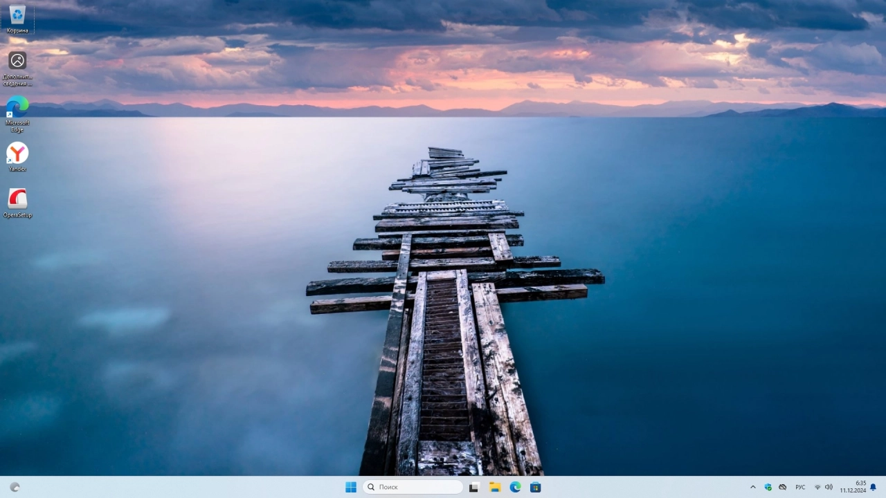 Screenshot #1 - Windows 11 Pro 24H2 Build 26100.2605 Full Декабрь 2024