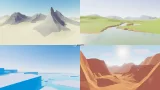 Screenshot #4 - Low Poly Modular Terrain Pack