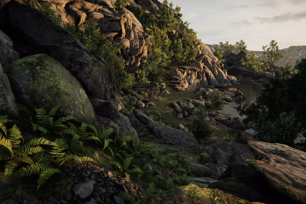 Screenshot #3 - Mountain Lake - Forest Pack