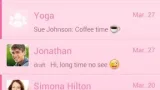 Screenshot #1 - MYSMS - PINK THEME 1.10