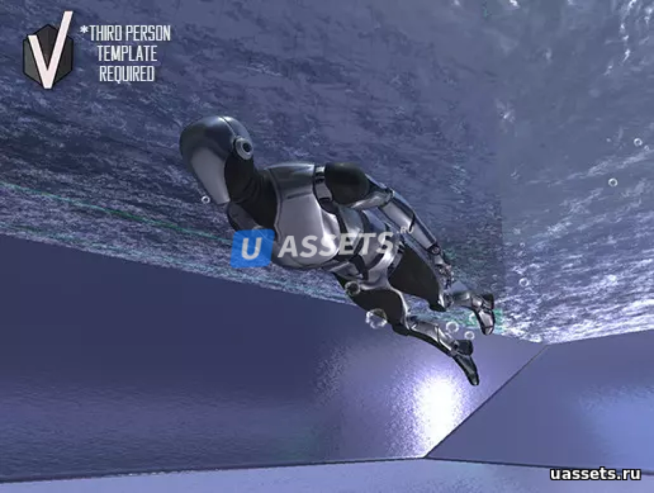 Screenshot #1 - Invector Swimming Add-on