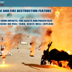 Screenshot #3 - Ridable MotorBikes: Multiplayer Advanced Pack - 3 Bikes - damage & animations