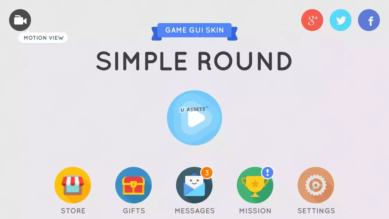 Screenshot #1 - GUI Kit - Simple Round